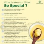 Yugmantra Organic Foods -100 % Natural Pure & Fresh Danedar A2 Milk Sahiwal Desi Cow Ghee 500 Ml | Bilona Method | Lab Tested | Desi Ghee | Highly Nutritious | Boost Immunity & Energy - Fast UK Delivery - Image 6