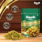 Happilo Premium Seedless Green Raisins, 250g - Fast UK Delivery - Image 5