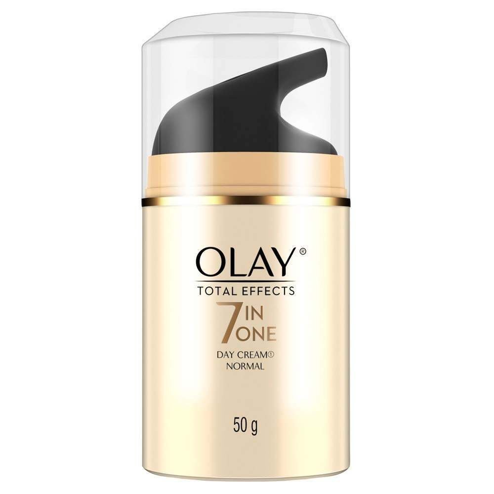 uk517P2jCgKSL-1-1.jpg Olay Total Effects Anti Ageing Skin Cream (Moisturizer)| Fights 7 Signs of Ageing | With Niacinamide and Green Tea Extracts | Normal, Oily, Dry, Combination Skin | 50g (DAY/NORMAL (50 g)) - Fast UK Delivery - Image 1