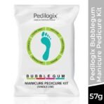 O3+ Pedilogix Bubblegum Manicure Pedicure Kit for Hand and Feet Lightening, Softening and Massage (1 Pc, 57 g) - Fast UK Delivery - Image 7