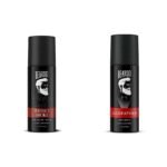 BEARDO Spicy Fragrance Combo | Whiskey Smoke Body Spray 120Ml & Godfather Perfume Men's Deo Spray 150Ml (Set Of 2), 2 count - Fast UK Delivery