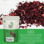 R R AGRO FOODS Hibiscus Flower Tea For Weight Loss|Glowing Skin|Herbal Tea|200 Gram (Pack Of 1) - Fast UK Delivery - Image 5