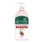 Biotique Winter Cherry Rejuvenating Body Lotion | Moisturizes and Hydrates the Skin | Prevents Ageing, Wrinkles and Dark Spots| 100% Botanical Extracts| Suitable for All Skin Types | 300ml - Fast UK Delivery