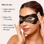mCaffeine Coffee Eye Mask for Dark Circles Reduction with Vitamin C, Caffeine & Hyaluronic Acid | 2x Hydration & Puffiness Reduction | Cooling Concentrated Serum Eye Sheet Mask | Pack of 3 | 8g X 3 - Fast UK Delivery - Image 6