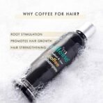 mCaffeine Hair Fall Control Coffee Shampoo (250ml) | With Protein and Argan Oil | Deap Cleanses and Nourishes Hair Shafts | Sulphate and Silicone Free | Beige - Fast UK Delivery - Image 4