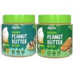 ALPINO Organic Natural Peanut Butter Crunch 400 G & ALPINO Natural Peanut Butter Crunch 400g - 100% Roasted Peanuts - 30g Protein - Fast UK Delivery - Image 2