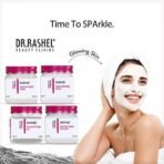DR.RASHEL White skin pack of 4 (scrub, gel, cream & facepack) for skin whitening - 1520 ml - Fast UK Delivery - Image 3