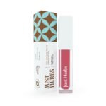 Just Herbs Ayurvedic Creamy Matte Long Lasting Liquid Lipstick, Lightweight & Hydrating Lip Colour with Liquorice & Sweet Almond Oil - Raspberry Pink - Fast UK Delivery