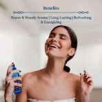 Blue Nectar Niraa Woody Oudh Body Mist for Hydrating Long Lasting Fragrance (100ml) - Fast UK Delivery - Image 4