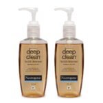 Neutrogena Deep Clean Facial Cleanser, Brown, 200 ml (Pack of 2) - Fast UK Delivery