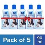 Parachute Advansed Jasmine, Non Sticky Coconut Hair Oil, For Shiny & Strong Hair, 90 ml (Pack of 5) - Fast UK Delivery - Image 3