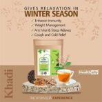 Healthally Herbal Green Tea Bag | Cold Cough Headache Relief Tea Bag | Digestion & Metabolism Immunity Booster Tea Bag | Tulsi, Kali Mirch, Daalchini & Saunth Mix Tea - 30 Tea Bags - Fast UK Delivery - Image 4