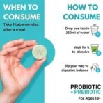 Wellbeing Nutrition Daily Probiotics + Prebiotics | Improve Metabolism, Acidity Relief, Digestion & Gut Health | 18 Billion CFU Organic Probiotics Supplement for Men & Women (21 Effervescent Tabs) - Image 6