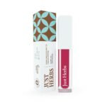 Just Herbs Ayurvedic Creamy Matte Long Lasting Liquid Lipstick with Liquorice & Sweet Almond Oil - Peony Pink - 2 ml - Fast UK Delivery