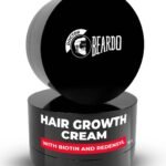 BEARDO Hair Growth Cream, 75 Grams|Daily Hair Nourishing Cream For Men|Hair Cream With Redensyl And Biotin|Hair Moisturizing|Non-Sticky|Onion Oil Hair Cream - Fast UK Delivery