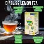 Diabliss Herbal Diabetic Friendly Herbal Lemon Green Tea 10 Grams Sachet Box-Combo Pack-2 No's - Image 3