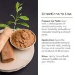 Ecotyl Pure Sandalwood Powder | Face Pack for Skin Brightening & Pore Cleansing | 100g - Fast UK Delivery - Image 6