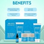 Jovees Herbal Bio Retinol & Cica Extract Anti Ageing Mini Facial Kit For Ageing, Wrinkles, Fine Lines & Dark Spots With Bakuchiol Oil | 5 Step Facial Kit For All Skin Types 215g - Fast UK Delivery - Image 5