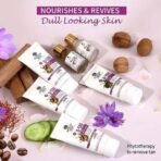 Ayouthveda D-TAN Six Steps Facial Kit for Tan Removal | D Tan Skincare Essentials For Clear Skin | Hydrates Skin With Cucumber, Aloe Vera & Green Tea | Remove Blemishes & Dark Spots (Pack of 1; 230g) - Fast UK Delivery - Image 3
