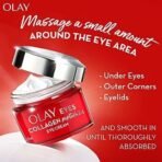 olay eye cream | Reduces Dark Circle, Wrinkles and Puffiness | With Peptides and Niacinamide | Normal, Oily, Dry & Combination Skin l Paraben & Sulphate free | 15ml (Collagen Peptide 24) - Image 7