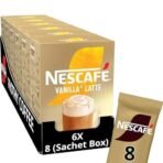 Nescafe Cafe Menu Latte Vanilla, 185g (Pack of 8) - Fast UK Delivery - Image 2