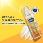 Vaseline Sun Protect & Cooling Body Serum Lotion, SPF 15, 180ml. Protects your Skin from Sun Damage. Non-Sticky & No White Cast - Fast UK Delivery - Image 3