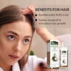 INDUS VALLEY Bio Organic Extra Virgin Organic Coconut Oil For Hair And Skin Care - (200ml) - Fast UK Delivery - Image 7
