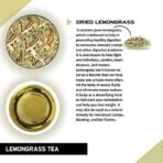 TEACURRY Lemongrass Tea (25 Grams, 50 Cups) - Helps with Inflammation, Digestion, Pressure - Cambodian Lemongrass - Fast UK Delivery - Image 3