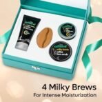 mCaffeine Milky Coffee Brew Valentine Gift Set | Gift Kit for Birthday, Anniversary, him/her | 4 Signature Products: Face Wash, Scrub, Moisturizer & Bath Soap for Cleansing, Exfoliating, Nourishing | Special Unisex Festive Gifts for Men & Women - Fast UK Delivery - Image 5