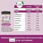Jus' Amazin Crunchy Almond Butter with Crunchy Flaxseeds (200g) | 22% Protein | Plant-Based Nutrition | 86% Almonds | Rich in Omega-3 | Zero Chemicals | Vegan | Dairy Free | 100% Natural - Fast UK Delivery - Image 6