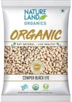Natureland Organics Cowpea Black Eye / Lobia 500 Gm - Organic Healthy Pulses - Fast UK Delivery - Image 2
