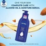 NIVEA Nourishing Body Milk 600ml Body Lotion | 48 H Moisturization | With 2X Almond Oil | Smooth and Healthy Looking Skin |For Very Dry Skin - Fast UK Delivery - Image 5