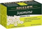 Bigelow Tea Jasmine Green Tea, Caffeinated, 20 Tea Bags 25g Individually Wrapped in Foil Pouches - Fast UK Delivery