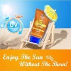 Ayouthveda Sun Turn+ Cream SPF 50 PA++++ with Hyaluronic Acid, Grapes, Cranberry, and Carrot Oil | Broad Spectrum Protection - Hydrating, Anti-Aging Sunscreen for Face and Body - Blue Light Defense - Non-Greasy & Water-Resistant Formula- Net Qty: 60g - Fast UK Delivery - Image 3