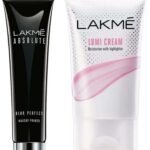 LAKME Absolute Blur Perfect Matte Face Primer,Peach, Makeup Primer for Poreless Smooth Long Lasting Makeup-Waterproof Brightening Makeup Base,10g & Lumi Cream, 30 gm - Fast UK Delivery