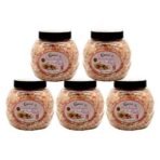 Nutriorg Himalayan Pink Salt Granules 1000g (Pack of 5) | 100% Natural | Crystal Form | 80+ Minerals | No Adulteration - Fast UK Delivery