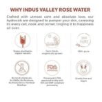 INDUS VALLEY Natural Rose Water/Skin Toner - Organic Gulab Jal- Chemical Free, Pack of 250 ml - Fast UK Delivery - Image 7