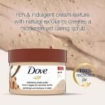 Dove Exfoliating Body Polish Scrub Dry Skin Brown Sugar & Coconut Butter,Gently Exfoliates & Moisturizes Instant Soft & Smooth Skin,Naturally Derived Ingredients,Sulfate-Free,Coconut Scent,298G - Fast UK Delivery - Image 6
