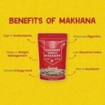 Rooted Delights All Time Favorite Makhana Combo Pack of 4 (35 g Each) Wellness in Every Crunch, Palm Oil Free, Roasted Foxnuts, Gluten Free, Low Calorie Healthy Snack | High Protein Roasted Makhana | Rich in Fiber - Fast UK Delivery - Image 3