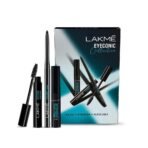 LAKME Glossy Liquid Eyeconic Collection - Eye Regime Kit, Black - Fast UK Delivery