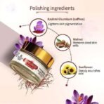 Ayouthveda Kunkumadi Face Scrub | Revitalize & Refine Skin Texture | With Walnut, Finest Kashmiri Saffron & Sunflower Extract | Cleanse Impurities & Promote New Cell Growth (Pack Of 1-50g) - Fast UK Delivery - Image 4