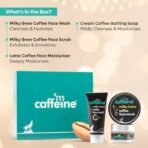 mCaffeine Milky Coffee Brew Valentine Gift Set | Gift Kit for Birthday, Anniversary, him/her | 4 Signature Products: Face Wash, Scrub, Moisturizer & Bath Soap for Cleansing, Exfoliating, Nourishing | Special Unisex Festive Gifts for Men & Women - Fast UK Delivery - Image 6