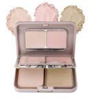 FASHION COLOUR C.A.N.D.Y 3 in1 Powder Outstanding Nourish Compact Powder | Instant Weightless Matte Finish Look | Available in 3 shades | Incl. Mirror and Powder Puff | Oil Control, 27g (Shade 01) - Fast UK Delivery