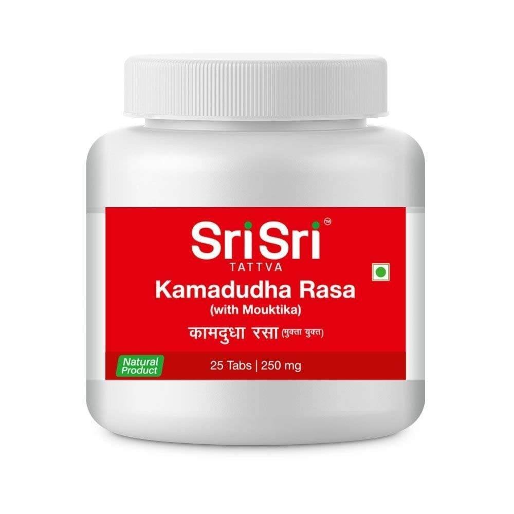 uk51APiWuhJ-L.jpg Sri Sri Tattva Kamadudha Rasa 25Tab|250 Mg - Fast UK Delivery - Image 1