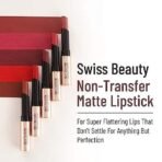 Swiss Beauty Non-Transfer Waterproof Lipstick with Jojoba Seed Oil | Matte Finish | Long-Lasting | Highly Pigmented | Shade- Mauve Taupe, 3gm - Fast UK Delivery - Image 3