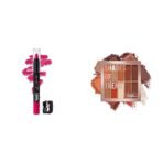 Glam 21 Lip Seduction Non- Transfer Crayon Lipstick|Sherbet Pink|07 Shades of Trend Eyeshadow Palette 10 Highly Pigmented Shades |Smudge Free & Long-Lasting| Shimmery Finish| 4gm - Shade -01 - Fast UK Delivery