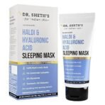 Dr. Sheth's Haldi & Hyaluronic Acid Sleeping Mask Cream For Even Tone, Acne, Dullness & Hydration | With Ceramides & Vitamin E For Women & Men -40g - Fast UK Delivery - Image 2