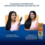 Parachute Advansed Jasmine, Coconut Hair Oil - 400 ml with Free 90 ml pack and Parachute Advansed Ayurvedic Coconut Hair Oil, Hair Oil, Controls Hairfall and 7 Major Hair Problems, 300 ml - Fast UK Delivery - Image 5