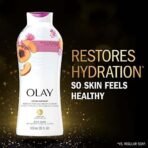 Olay Fresh Outlast Body Wash Peach & Cherry Blossom, 22 fl oz/650ml - Fast UK Delivery - Image 5