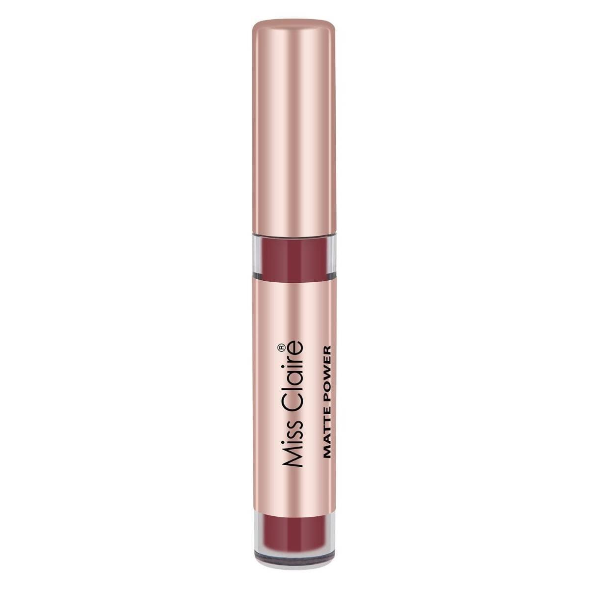 uk51AcyGAEGUL-1-1.jpg Miss Claire Matte Power Lip color Liquid Listick 3g, (08) - Fast UK Delivery - Image 1